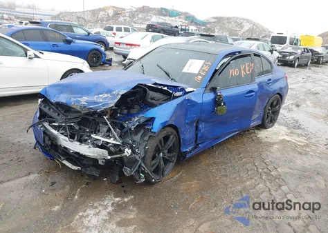 2022 BMW 330I из США, поврежденный, VIN 3MW5R1J06N8C49056